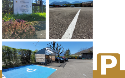 Nouveau Marquage et Aménagement pour le Parking de Paul Marchand !